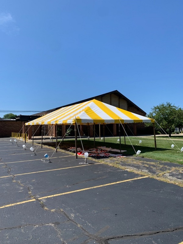 20' WIDE STAKEDOWN TENTS